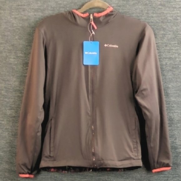 Columbia Pixel Grabber ll Youth XL Reversible Jacket Camping Motif Kitty Rescue! - Picture 1 of 7